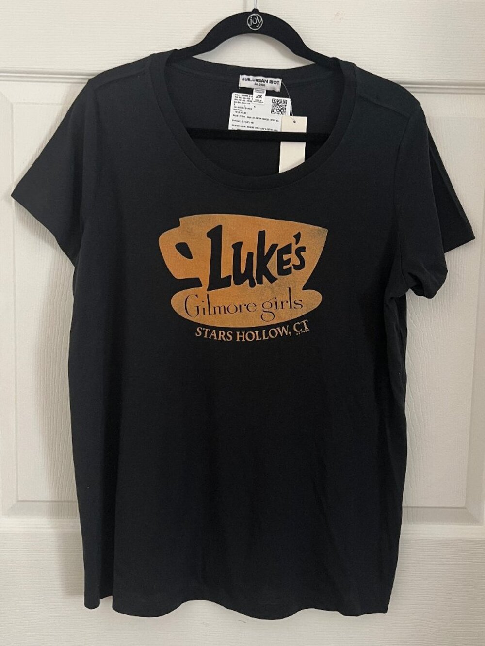 NWT Luke's Gilmore Girls Black  T-Shirt 2X Women's Plus
